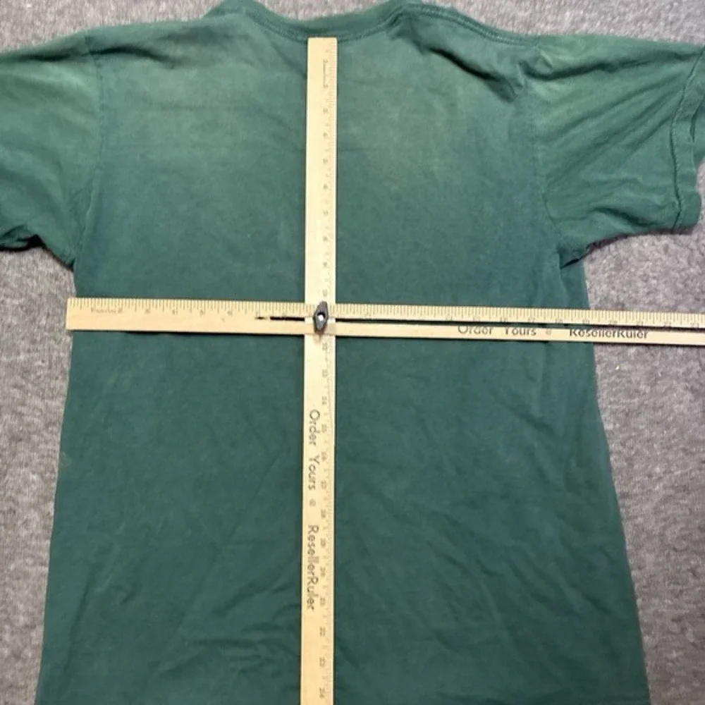 Vintage 90s Nike White Tag Embroidered Mini Swoosh Green T-Shirt Mens M Thrashed